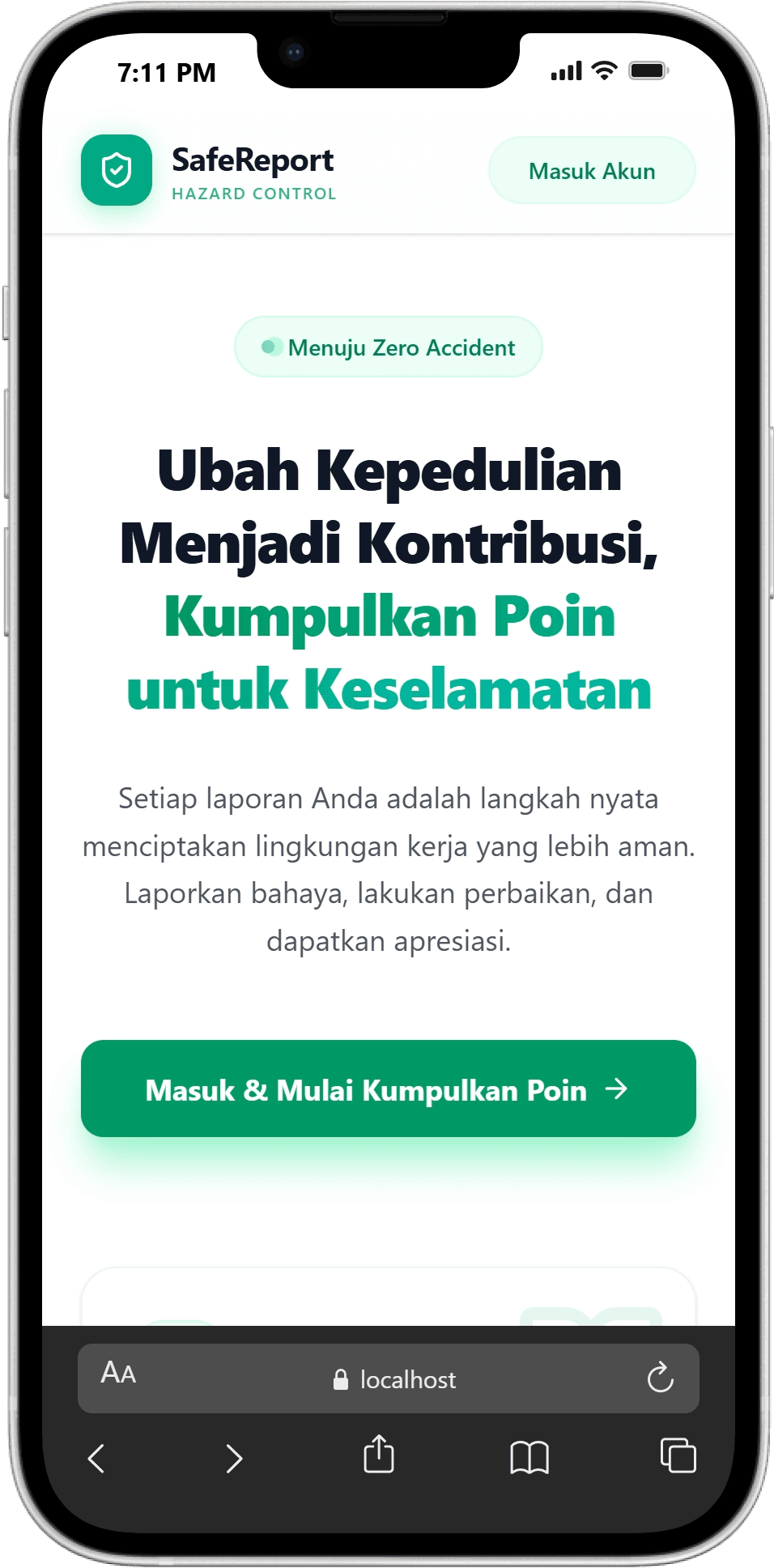 SMART SAFE - Hazard Report System